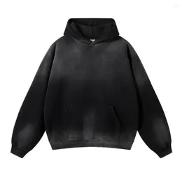 Herr hoodies streetwear unisex hoodie för män kvinnor y2k överdimensionerad i tröjor berserk vintage retro frayed skjorta vinterkläder
