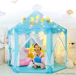 Toy Tents Kids Kids Toy Tuy Tent Ball Castle Tent Castle Outdoor Beach Zipper Tent Children Gift Idour Playhouse R230830