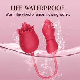 Massager Rose vibratorer suger vibrerande klitoris sucker bröstvårtan avsugningsverktyg för kvinnliga onanatorer vuxna vuxna