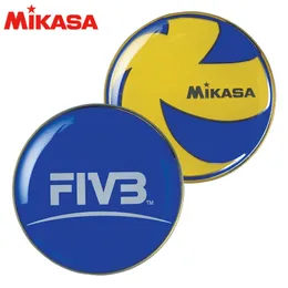 Bollar Originaldomare Metal Tossing Coin Professional Volleyball Game Equipment Plate Picker FIVB Godkänd officiell kast 230821