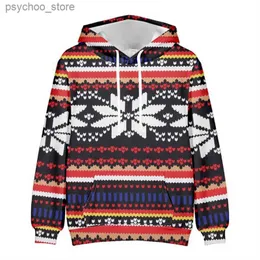 Molus de moletons masculinos Sweater Sweater Feio Christmas Christmas 3D Graphics Fun Fun Printed Manga Longa Capuz puxado Camisa Top Anime Sweater Men Wear Q230822