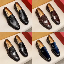 Nya designers skor herrar mode loafers klassiska äkta läder män affärskontor arbete formella klänningskor varumärkesdesigner party bröllop platt sko storlek 38-46