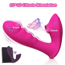 Massageador vagina sucção vibrador 10 velocidade vibratória sucção oral clitóris estimulação masturbação feminina erótica para mulher