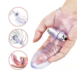 Massager Vibrating Finger Cuff G-point Egg Jumping Vaginal Orgasm Masturbation Clitoral Stimulation Dildo Adult 18