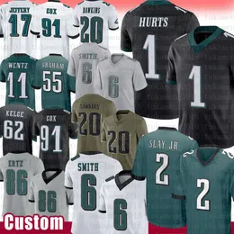 Devonta Smith Brandon Graham Football Jersey Darius Slay Jr. Fletcher Cox Jalen Reagor Gardner Minshew II Elliott Jalen Hurts A.J. Brown Jason Kelce Mailata Goedert