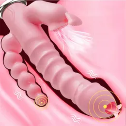 Massagedildo Sexy Vibratoren für Frauen Erwachsene 18 Masturbatoren Anal G-Punkt Penis Vagina Klitoris Stimulator Erotik Zunge Blowjob