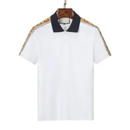 Sommer Marke Kleidung Luxus Designer Polo Shirts männer Casual Polo Mode Schlange Biene Druck Stickerei T Shirt High Street herren Polos LOL