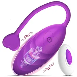 Massager vuxen vibrator suger par bröstvårtor trådlös kontroll för kvinnlig eller par sexuell lek