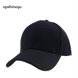 Berretti sferico opshineqo nero adulto unisex unisex solido da baseball regolabile da baseball cappelli a snapback cappello cappello bianco men179q