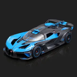 Diecast Model Maisto 1 24 Bugatti bolide supercarr carシミュレーション装飾コレクションギフトおもちゃダイキャスティングボーイ230821