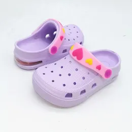 صندال فتيات الأطفال Chidren Summer Air Cushion Slippers Slippers Beach Hlugs Flip Flops Sandals Shoes Eur28 29 30 32 32 34 35 230821