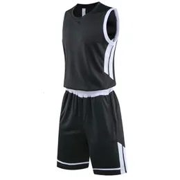 Running Set Men Custom DIY Basketball Jerseys Set Quick Dry Clothes Uniforms Team College Throwback Training Sport Vest Shorts 230821