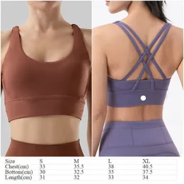 LL-1249 Kvinnor Yoga kläder Summer Vest Girls Running Sport Gym BRA Ladies Casual vuxen ärmlös sportkläder träning fitness slitage västar snabb torr elastik