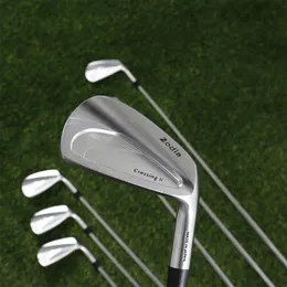 7st Golf Clubs Zodia Irons Original CNC Forged Golf Iron Set 4-9p R/S Flex Steel/Graphite Shaft med huvudskydd