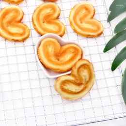 Decorative Flowers Simulation Cookies Fake Cake Artificial Food Model Prop Bakery Ornaments Sweet Table Decoration Wedding Party Home Decor