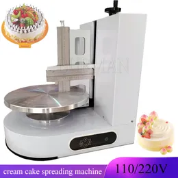 350W Round Cake Cream Spreading Coating Filling Equipment Electric Cake Bread Decoration Spreader Smoothing Machine