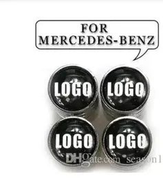Car Styling Auto Tire Valve Caps for Benz Safety Wheel Tyre Air Valve Stem Cover for Mercedes-Benz