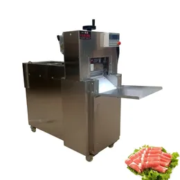 Elektrisk skivare köttskärare Automatisk CNC dubbelklippt lammrullmaskin Nötkött Mutton rullande maskin köksverktyg