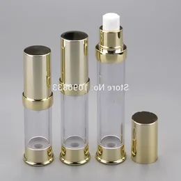 30 ml Gold Airless Lotion Bottle, Cosmetic Pump Essence Serum Packaging 30g 35st/Lot Mheun