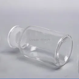 30/60/125/250/500 мл лабораторного стеклянного реагента бутылка с прозрачной крышкой с крышкой.