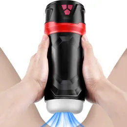 Massager Automatyczne męskie masturbacja wyposażenie wyposażenia pochwy maszyna do ssania maszyny wibrator Dorosłe