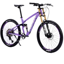 26 27,5 cala rower górski z równowagą 11 prędkość podwójne tłumienie rower aluminium bicicleta de ruta górskie ramy rowerowe WXH15YH