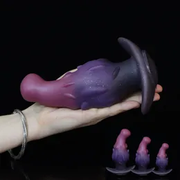 Anal Toys Silicone Dilation Prostate Massage 3 Size Dildo Plug For Wearing Huge Bedas Soft Butt Sex for Men Women 230821