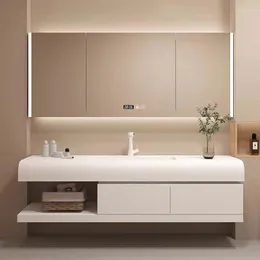 Badtillbehör Set badrumsskåp kombination smart toalett tvättställ