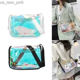 Totes Women Clear Crossbody Bag Lovely Jelly Candy Color PVC Shoulder Bag Lady Girls Transparent Summer Beach Shopping Dating Handbag HKD230822