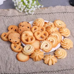 Decorative Flowers Artificial Cookies Model Simulation Toy Fake Cake Dessert Table Cute Children Shooting Props Ornaments