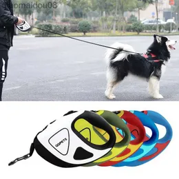 Guenari per cani Collari 5 m Long LED Big Cane Leash Automatico Retrattabile per animali domestici per piccoli cani di grossa taglia Alaska Doberman Mascotas Accessori per cani HKD230822