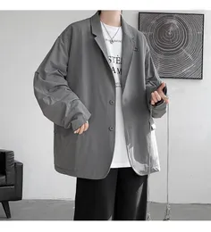 Giacche da uomo blazer abito da uomo per il tempo libero alla moda tendenza coreana autunno oversize cappotto casual maschio retrò quotidiano ins streetwear