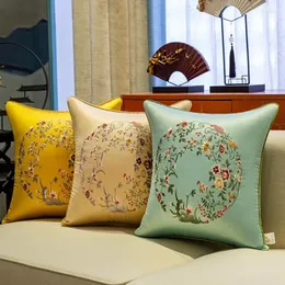 枕中国スタイルの装飾枕刺繍花