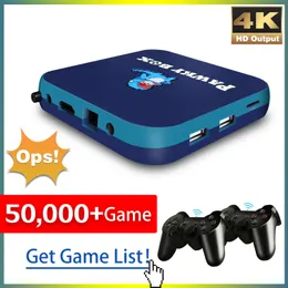 Pawky Box Game Console för PS1/DC/NAOMI 50000+ Games Super Console WiFi Mini TV Kid Retro 4K Video Game Player