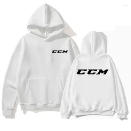 Męskie bluzy bluzy bluzy bluzy z kapturem CCM Mężczyźni Zimowe jesienne homens hop hop pullover Crewneck Streetwear