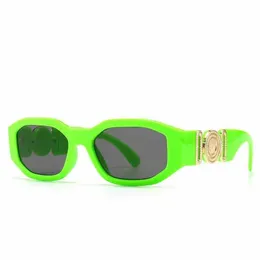 Occhiali da sole designer occhiali da sole donna occhiali da sole polarizzati in verde fluorescente Google un unico telaio di marca di lusso che guida gli occhiali da spiaggia da spiaggia