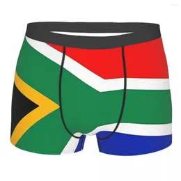 Underbyxor flagga sydafrikansk ansikte rsa afrika homme trosor herr underkläder tryck shorts boxer trosor