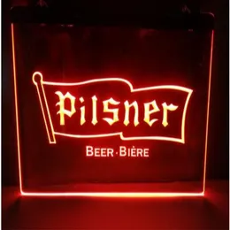 Pisner Beer Nowe znaki rzeźbienia Bar LED Neon znak wystroju domu Crafts316V