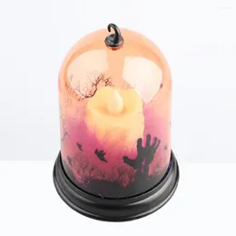 Candle Holders Goblincore Room Decor Tea Lights Holder Lantern Pumpkin Operated Flameless For Party Festival