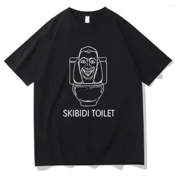 Camicie da uomo Skibidi Water Shirt 2023 Game Crewneck Short Short Cotone T -Women Women Tshirt harajuku Streetwear Custine