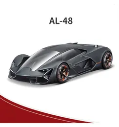 Diecast Model 1 24 Alloy Car Simulation Super Run Ornaments Collection for Boy Gifts TOYS 230821