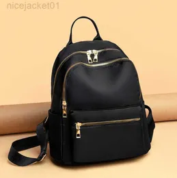 Lulemon Designer Lilulemon Bag 동일한 Oxford Cloth Backpack은 유행하고 단순한 디자인의 대용량으로 유행하고 다재다능합니다. 여자