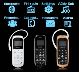 Original LONGCZ J8 bluetooth Phones Dialer mini mobile Phone 066 inch with Hands Support FM Radio Micro SIM Card GSM Network3640796