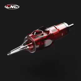 Tattoo -Nadeln CNC 20pcs Red Tattoo Needl Carttridg Disposable Round Liner SyringTattoo -Needl für Tattoos -Maschinen Rl RM 03mm 230821