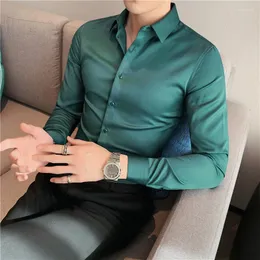 Camicie casual maschile plus size 6xl 7xl camicia di moda solida di alta qualità 2023 Business Versatile Office formale Social Social