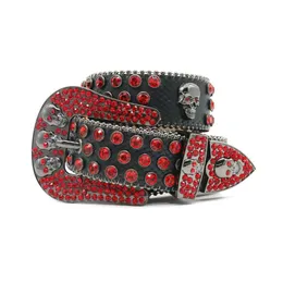 Belt for Men and Women, Alloy Needle Buckle, Lengthened and Widened, Studded Beads, Rhinestones, Outdoor Punk Pants Belt