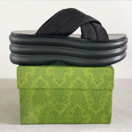 مصمم النعال النسائية منصة Luxurys Sandals Shicay Swice Cross Strap Shoes 6cm حجم الكعب في الهواء الطلق أحذية غير رسمية no458