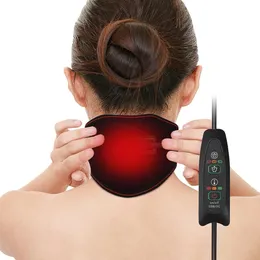Cuscinetti al collo di massaggi cuscinetti elettrici riscaldamento riscaldato avvolgimento alimentato a sollievo dolori rignazione sanitaria Massager 230821