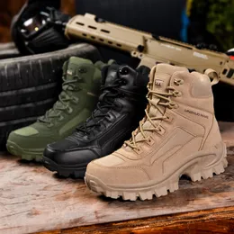 Buty bezpieczeństwa taktyczne buty wojskowe Mężczyźni Specjalna siła Pustynna Armia Walka na świeżym powietrzu na kostki męskie trampki 230822