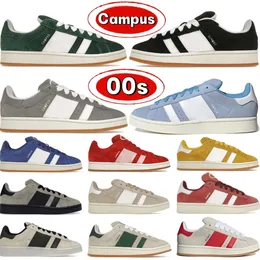 Designer Shoes Campus 00s Suede Sneakers Grey Black Dark Green Cloud Wonder White Valentines Day Semi Lucid Blue Ambient Sky Mens654